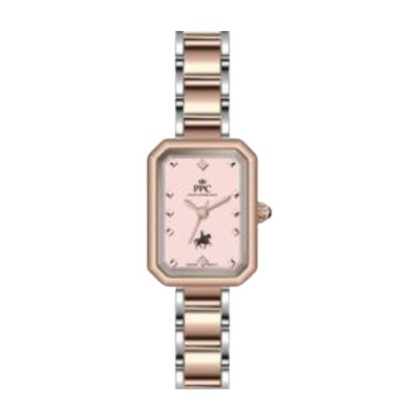 Paris Polo Club PPC-FA04-RG-PK Pink Dial Butterfly Clasp Women Watch